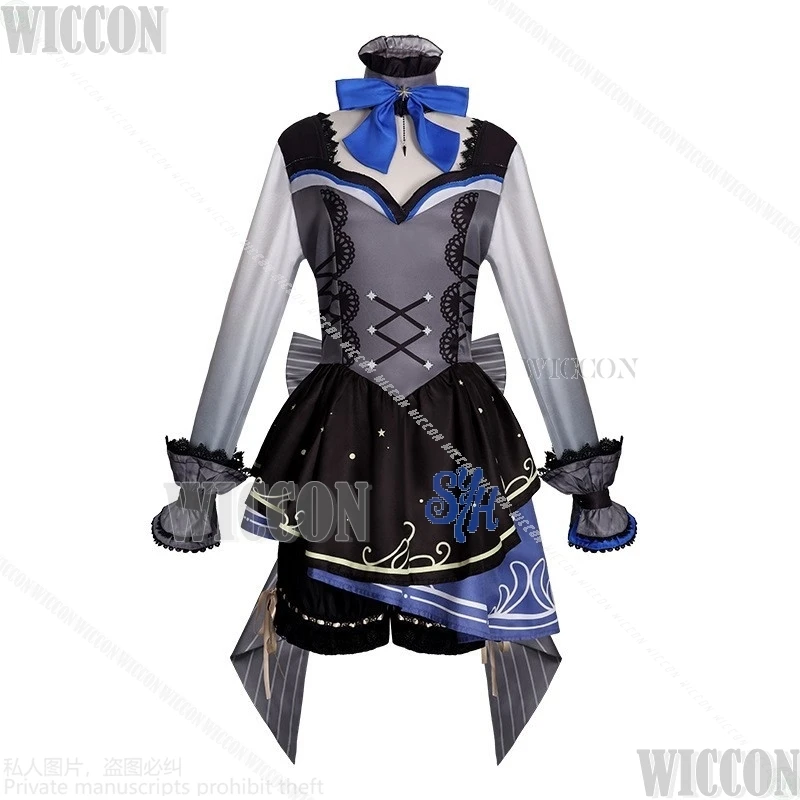 Tenma ساكي ليو/تحتاج Lnwl2 لعبة مشروع Sekai تأثيري موضة القوطي فستان Kawaii القوس شعر مستعار هالوين عيد الميلاد حفلة كرنفال الزي