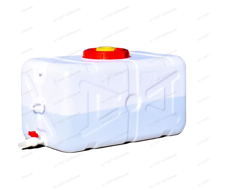 150Kg Square Horizontal Plastic Storage Bucket, Household Large Extra Thick Anti-aging Water Tank, Water Storage Tower Water