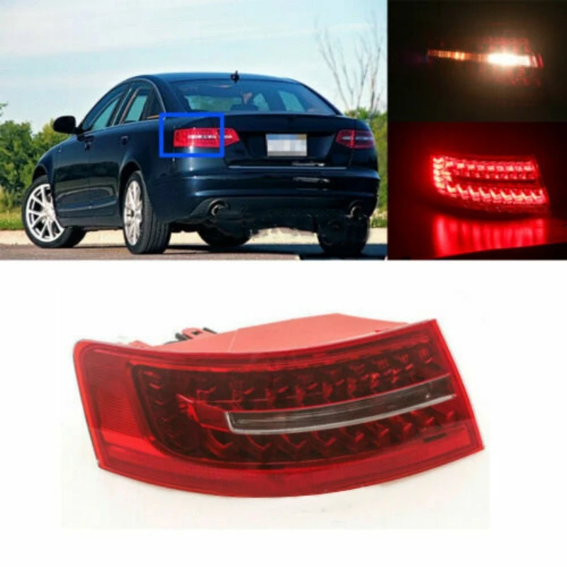 

LED Tail Light Assembly For Audi A6 C6 S6 Quattro RS6 Saloon Sedan 2009-2011 Turn Signal Brake Rear Lamp 4F5945095J 4F5945096J