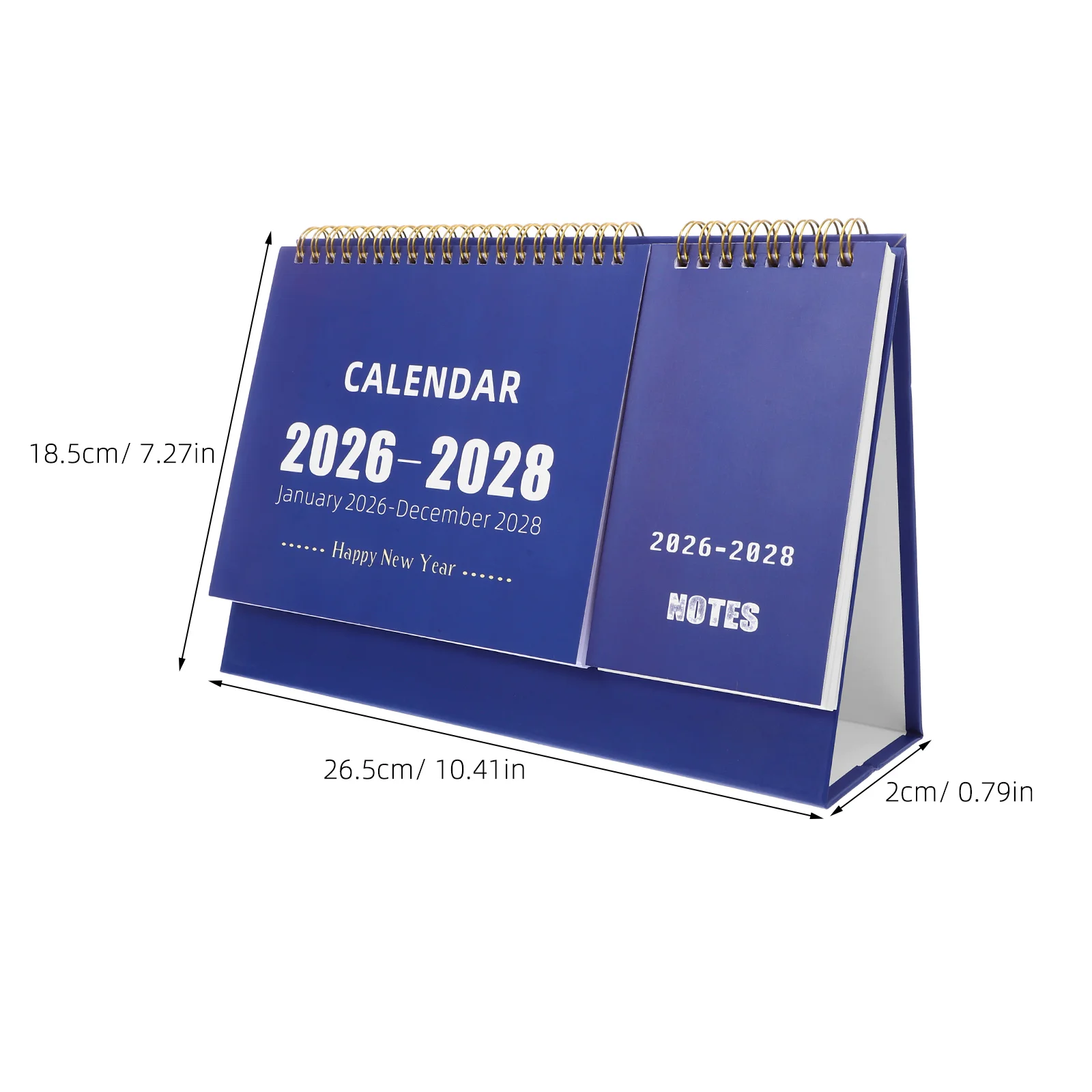 Minimalist Desk Calendar 2026-2028 Planner with Thick Paper Smooth Flipping Sturdy Base Office Home Use Planner Monthly