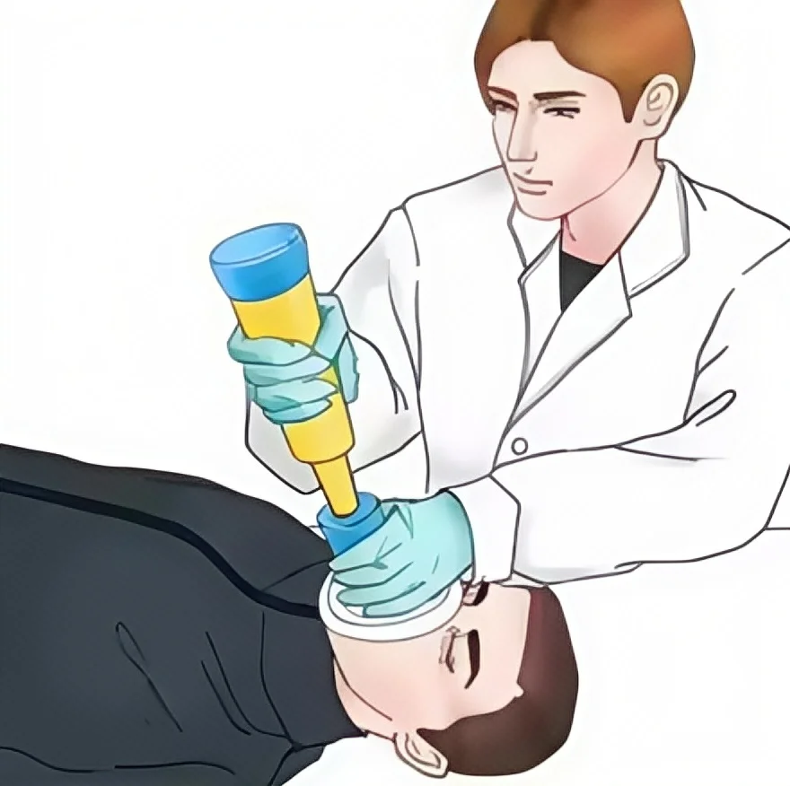 مجموعة الإسعافات الأولية - جهاز إنقاذ مضاد للاختناق مع قناع وجه مزدوج الحجم للبالغين والأطفال، شفاط الممر الجوي في حالات الطوارئ للمنزل/C #2