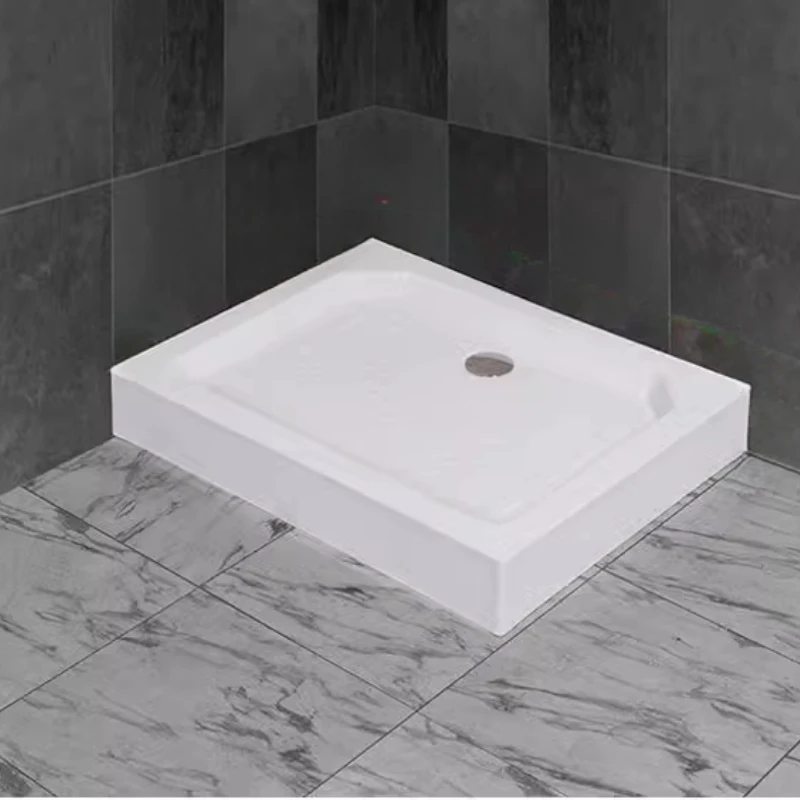 Square/Rectangle Style Acrylic Bath Shower Tray Bottom Base For RV Boat House Thickened Anti Slip