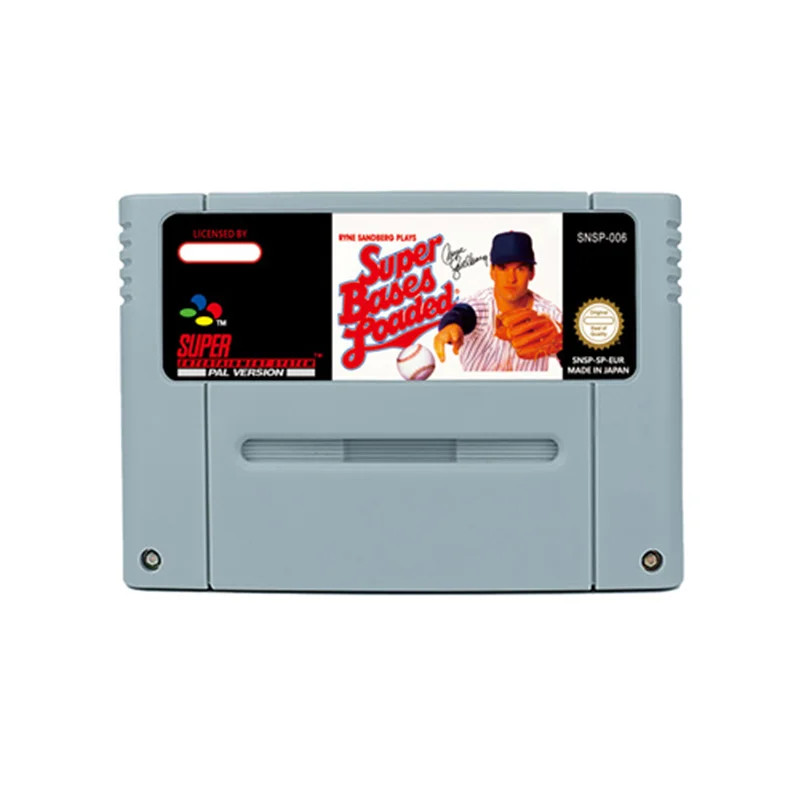 لعبة الحركة المحملة بقواعد فائقة لهدايا الأطفال SNES 16 بت Retro Cart