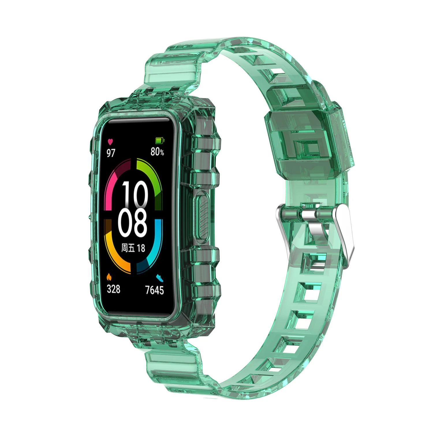 Correa para Huawei Band 8/7/6 Honor Band 6, correa de reloj transparente ligera, correa de repuesto, accesorios de reloj Huawei