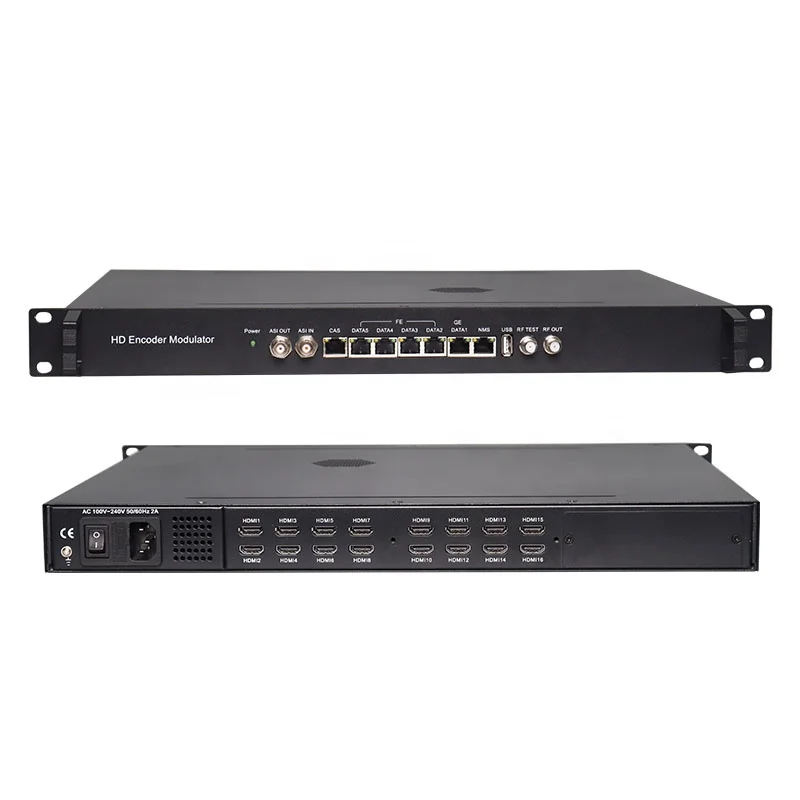 DVB-T DVB-C NTSC ISDB/T HDencoder modulator digital encoder modulator h265 encoder