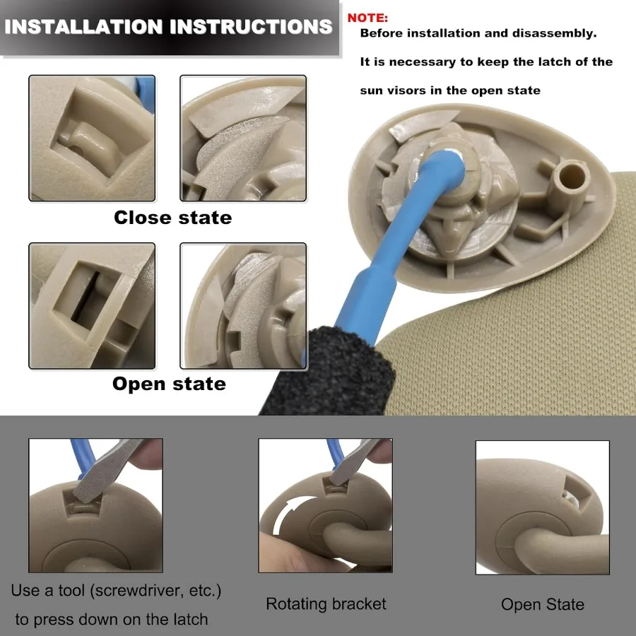 استبدال حاجب الشمس الجانبي للسائق والركاب لهوندا بايلوت 20092015 مع حماية محسنة من الأشعة فوق البنفسجية وتصميم قابل للتعديل يناسب