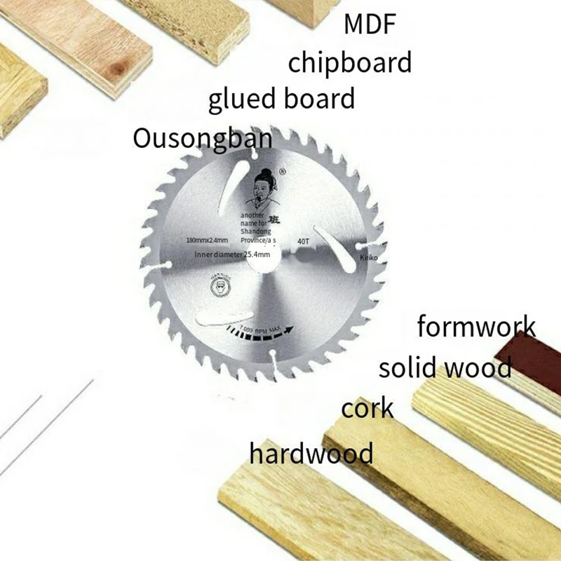 

110*20mm Woodworking Cutter For Wood Plastic Metal Rotating Tool Power Tool Acces 4'' 40T Circular Saw Blade Wood Cutting Disc