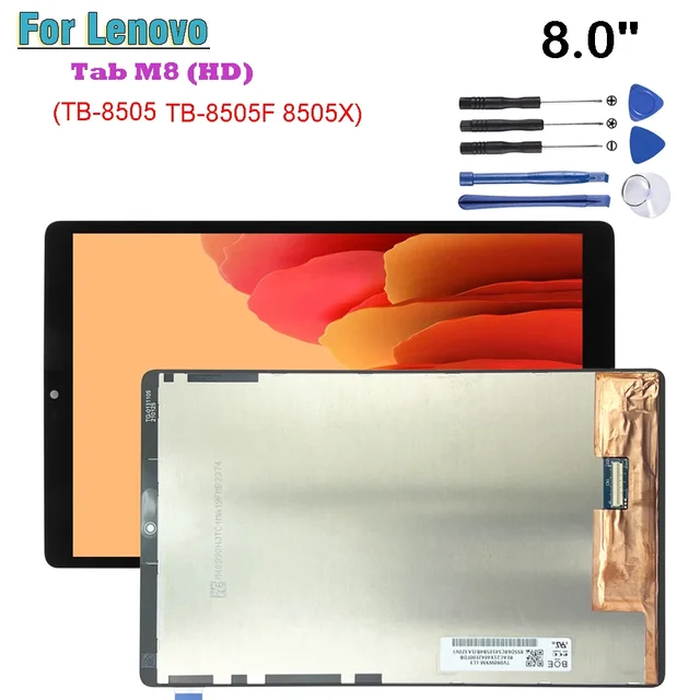 Ori dla Lenovo Tab M8 PRC ROW TB-8505X TB-8505F TB-8505 8.0 "wyświetlacz LCD ekran dotykowy Digitizer wymiana LCD testowane