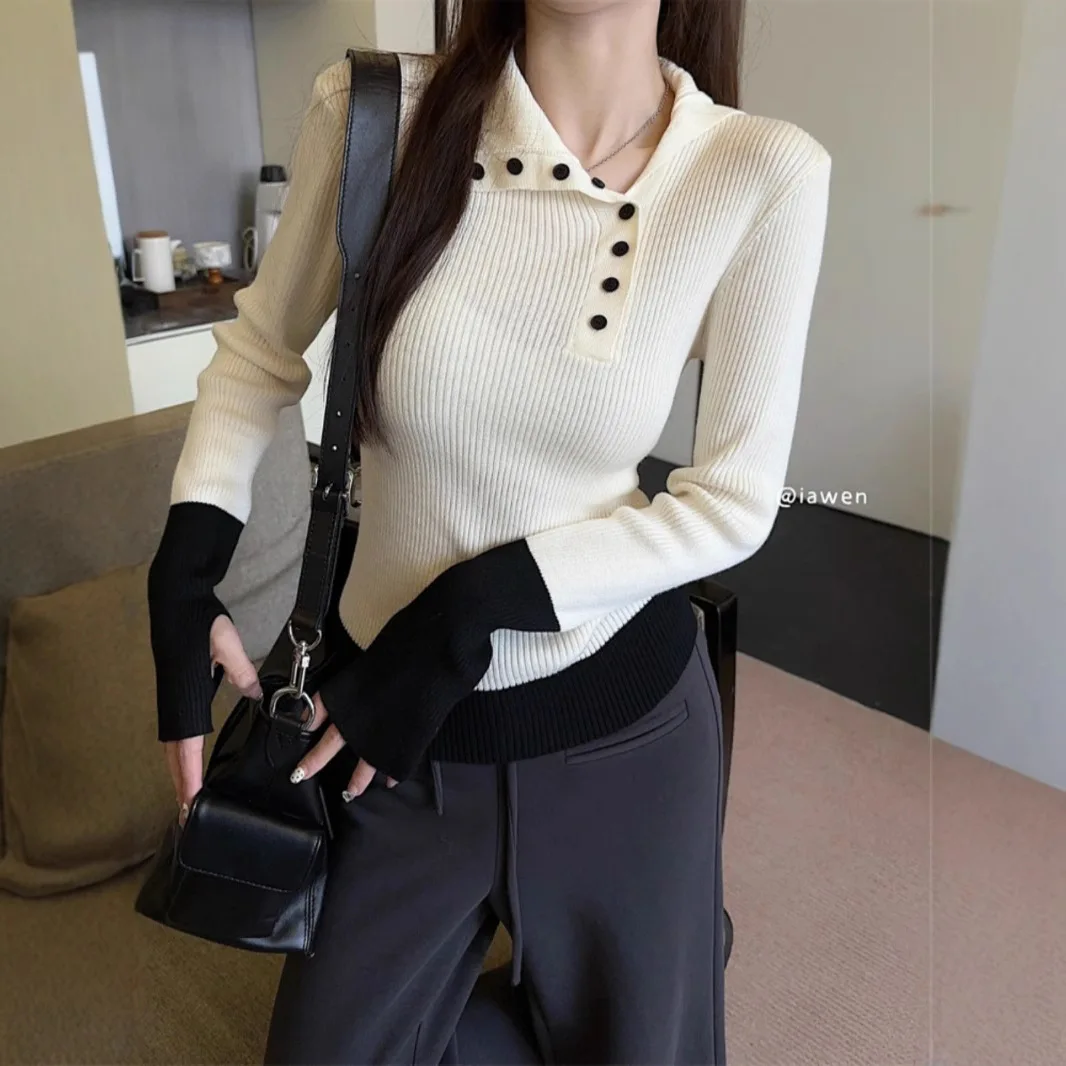 جودة عالية الساخن بيع بالجملة المتناقضة تصميم تحسس التلبيب قاعدة سترة سليم صالح مزاجه الداخلية متماسكة سترة المرأة Y2K #4