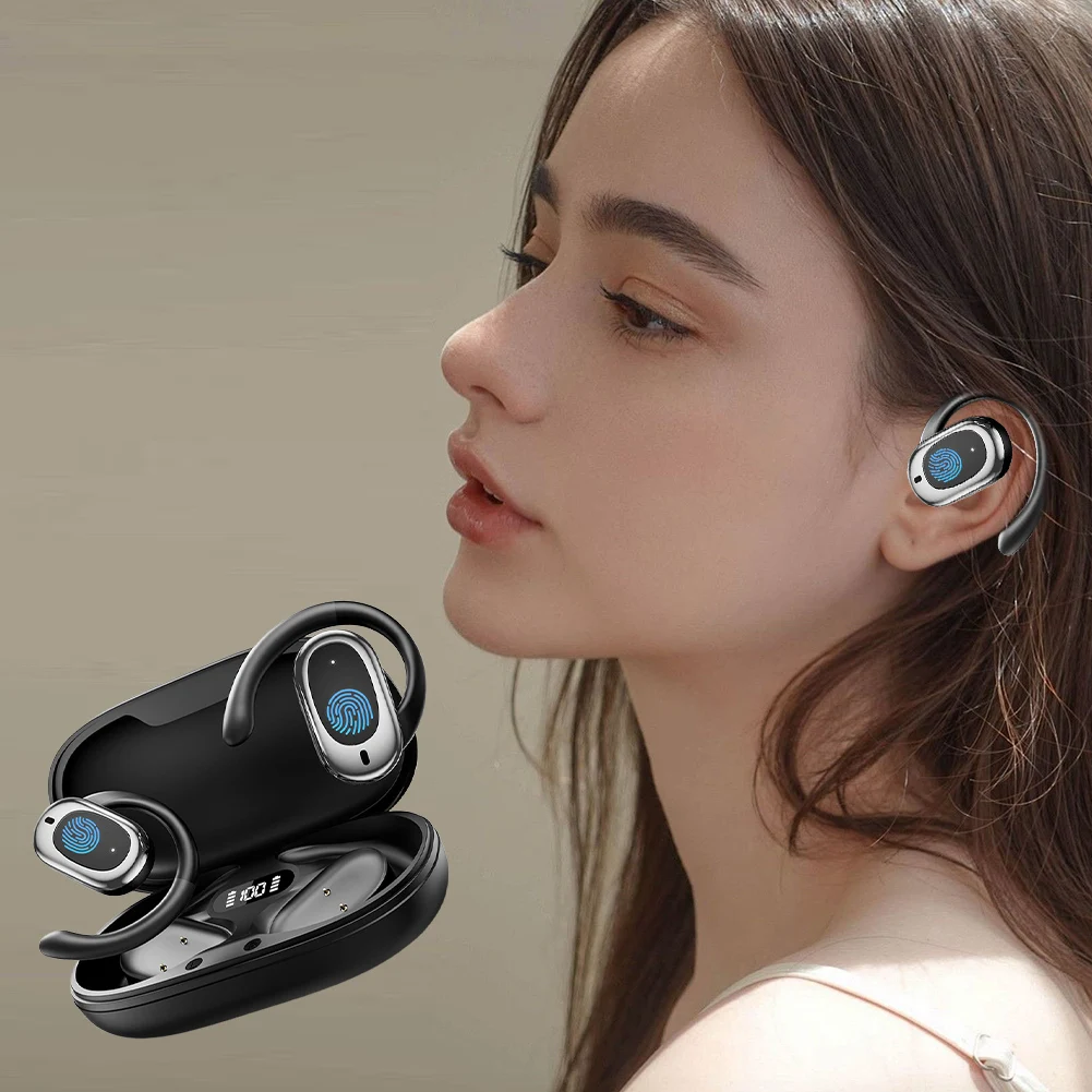 Auricolari traduttore in tempo reale 3 in 1 144 lingue Cuffie per traduzione Bluetooth TWS Cuffie auricolari aperte con cancellazione del rumore