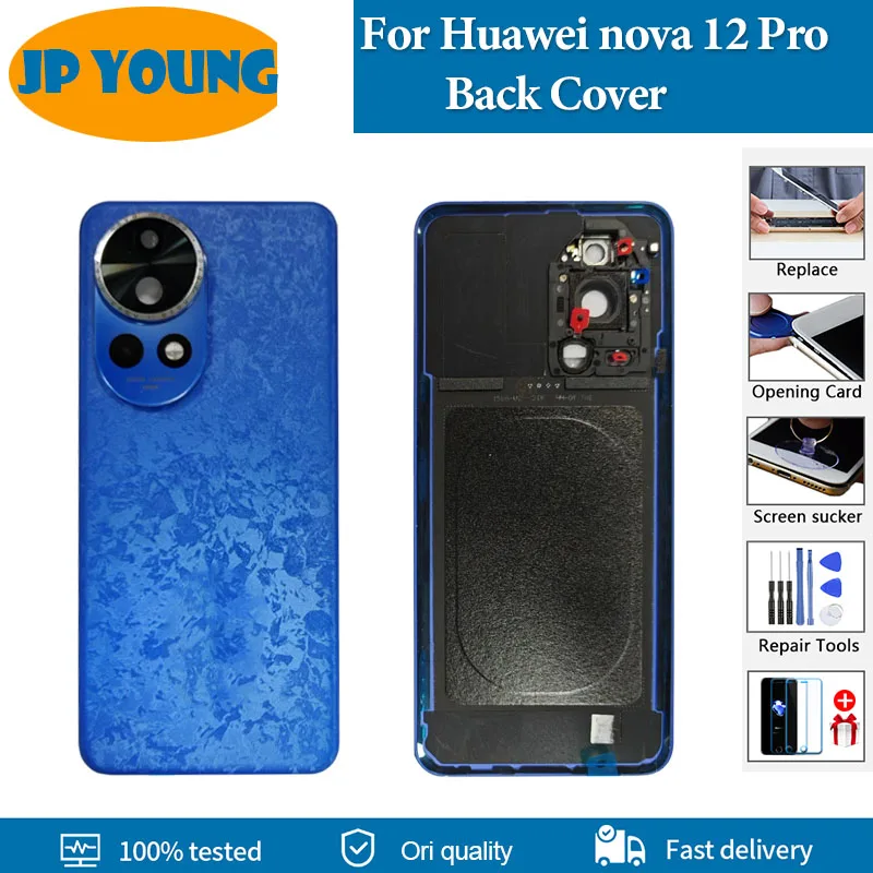 

AAA+ quality Back Rear Case Housing Door For Huawei nova 12 Pro Back cover For Huawei nova 12Pro ADA-AL00 Replacement Parts