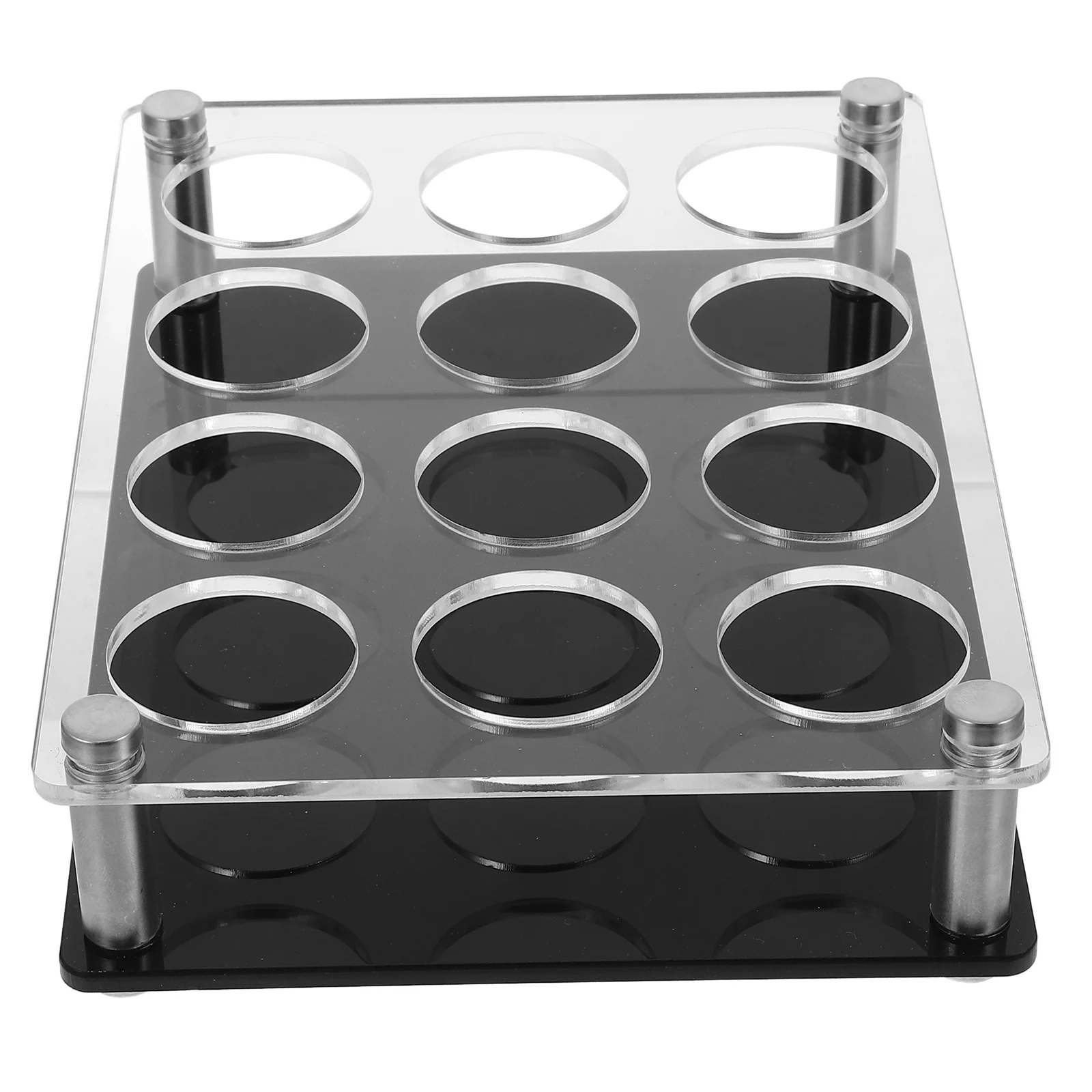 

Bar Cup Holder Shot Glasses Base Beer Tray for Shots Dispenser Rack Acrylic