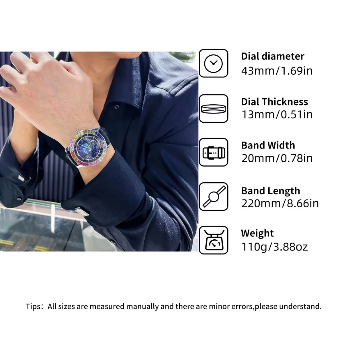 ساعة يد ميكانيكية أوتوماتيكية فاخرة للرجال من الياقوت من أفضل العلامات التجارية مقاومة للماء بحزام جلدي للرجال ساعة يد Reloj Hombre