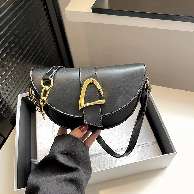 

Новая женская седельная сумка 2025 года — нишевый дизайн, элегантный стиль, два регулируемых ремня, популярный бестселлер через плечо и через плечо