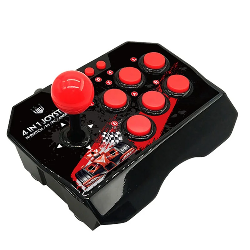 

【A42U】Аркадный джойстик для игровой консоли Switch TURBO 4 в 1, игровая джойстик для PS3, для Nintendo Switch, Android TV, ПК
