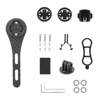 Carbon Fiber Bike Handlbar Computer Mount Cycling Speedometer Support Holder Handlebar Extender for Garmin Bryton Wahoo