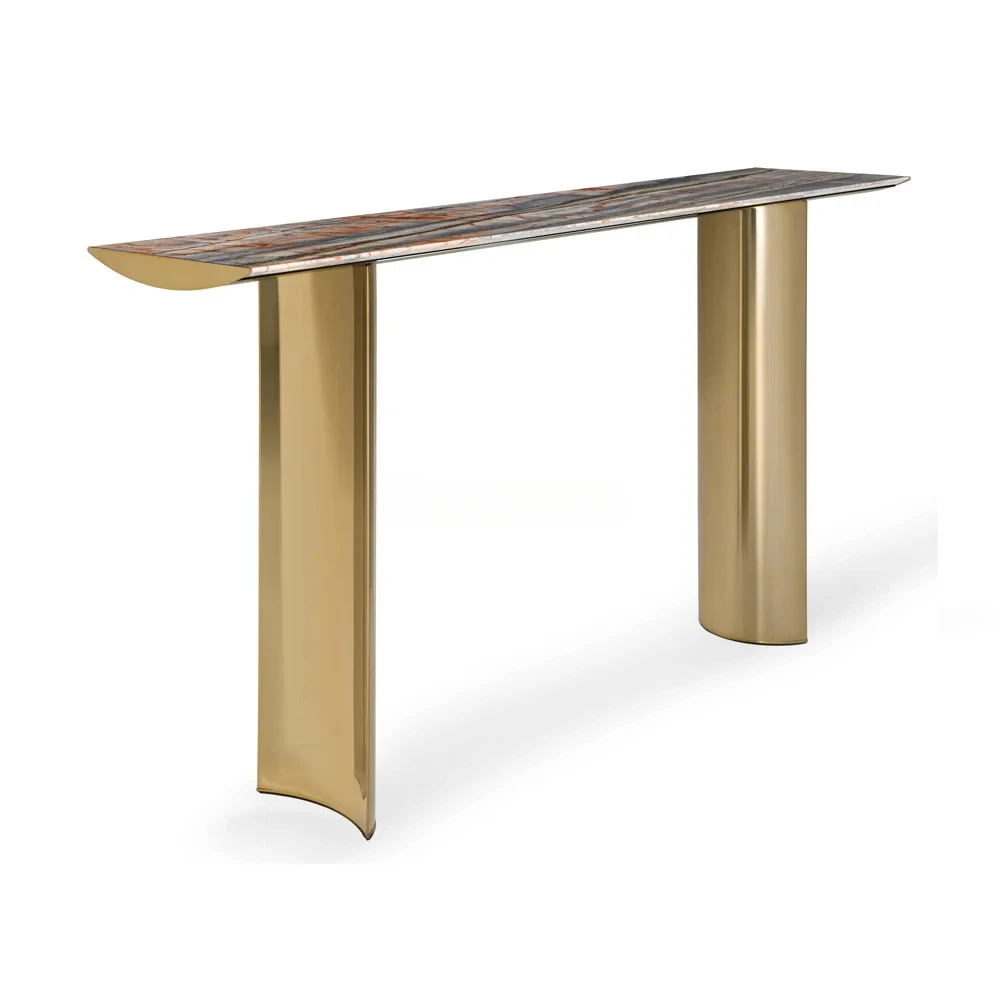 

Italian light luxury villa large living room aisle entrance entrance platform