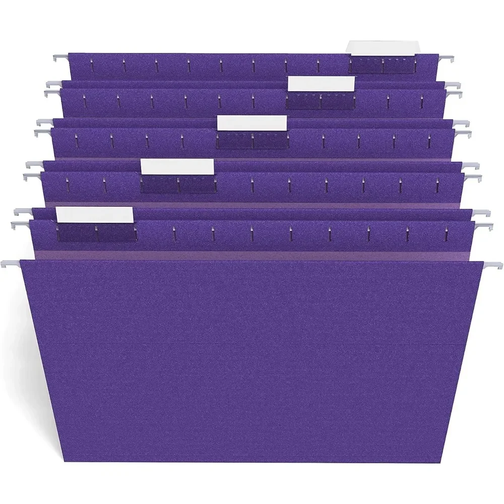 مجلدات ملفات معلقة 5 حرف مقاس أرجواني 25/صندوق