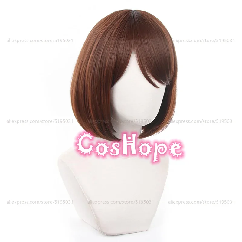 Shoko Ieiri cosplay wig women 33cm short bob wig Brown cosplay anime cosplay wigs wigs heat resistant synthetic wigs