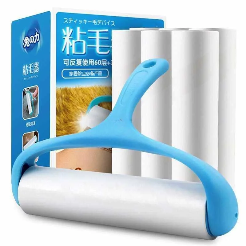 rouleau-depoussierant-dechirable-rabbit-power-pour-vetements-et-tissus-avec-noyau-en-papier-pour-usage-domestique