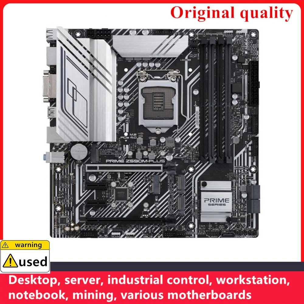 For PRIME Z590M-PLUS Motherboards LGA 1200 DDR4 128GB For Intel Z590 Desktop Mainboard M.2 NVME SATA III USB3.0