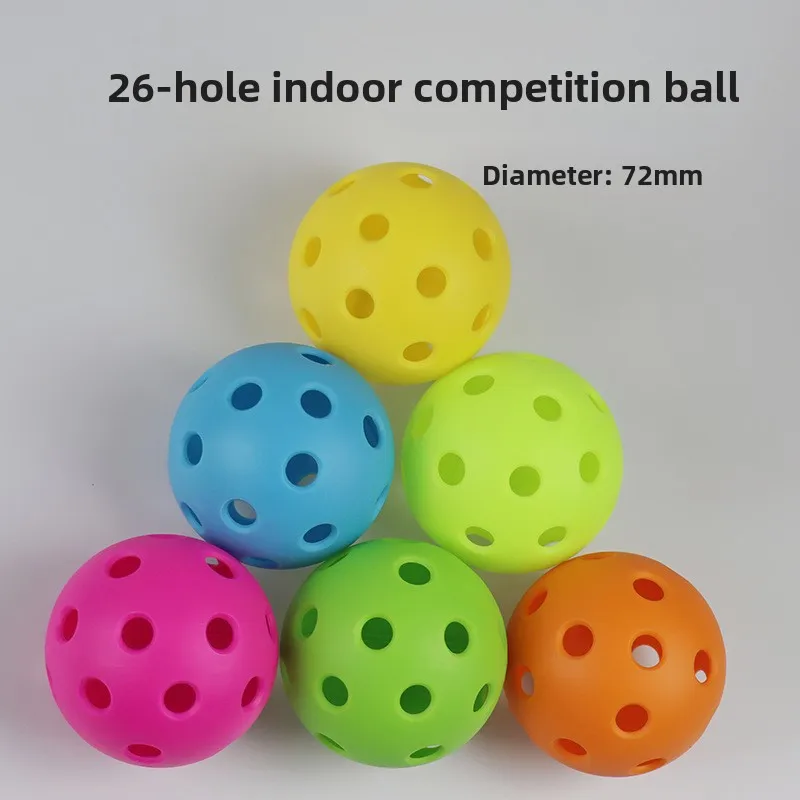 Professional Indoor Outdoor Pickleball Ball Training Practice 40 Holes Competition Grade Injection Moulded Pickleball Ball