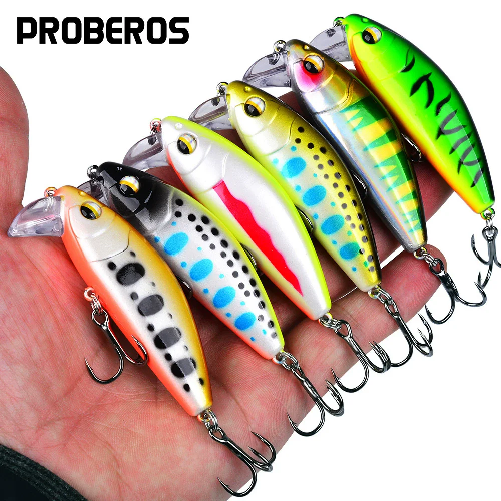 PROBEROS 1 قطعة الصيد إغراء 5 جرام/8 جرام/13 جرام/15 جرام/19 جرام الصلب الاصطناعي أسماك السحر 6 اللون كرانكبيت الصيد الطعوم خطاف ثلاثي dw623
