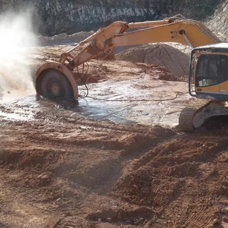 Scie circulaire de vente chaude coupant la scie hydraulique de roche de béton de grès de roche dure pour des machines d'ingénierie de pelle