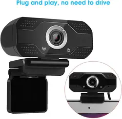 Full HD Webcam 1080P 30fps Laptop Computer PC Web Cam Camera Built In Microphone For Video Calls Conference Live Work Tripod