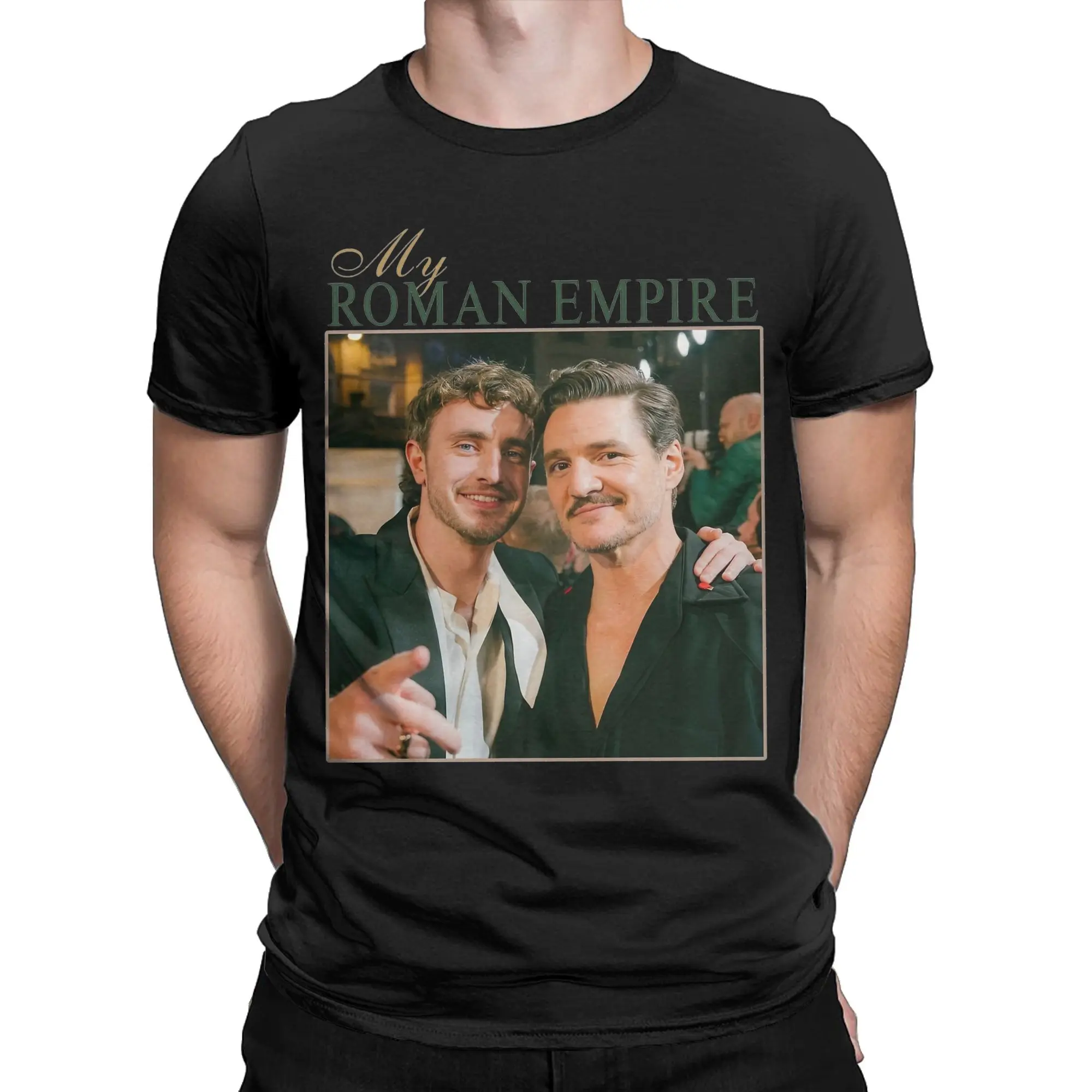 Men My Roman Empire Paul Mescal Pedro Pascal T Shirts  100% Cotton Clothing Vintage Short Sleeve Tee Shirt Gift Idea T-Shirts