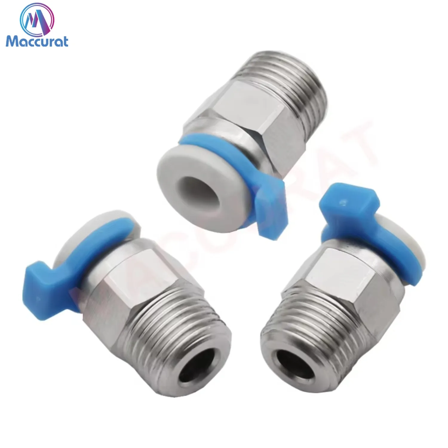 Pneumatic Connectors PC4-01 Remote for V6 CR10 J-head MK8 1.75mm PTFE Tube 3D Printer Parts Quick Coupler Fittings Hotend Part