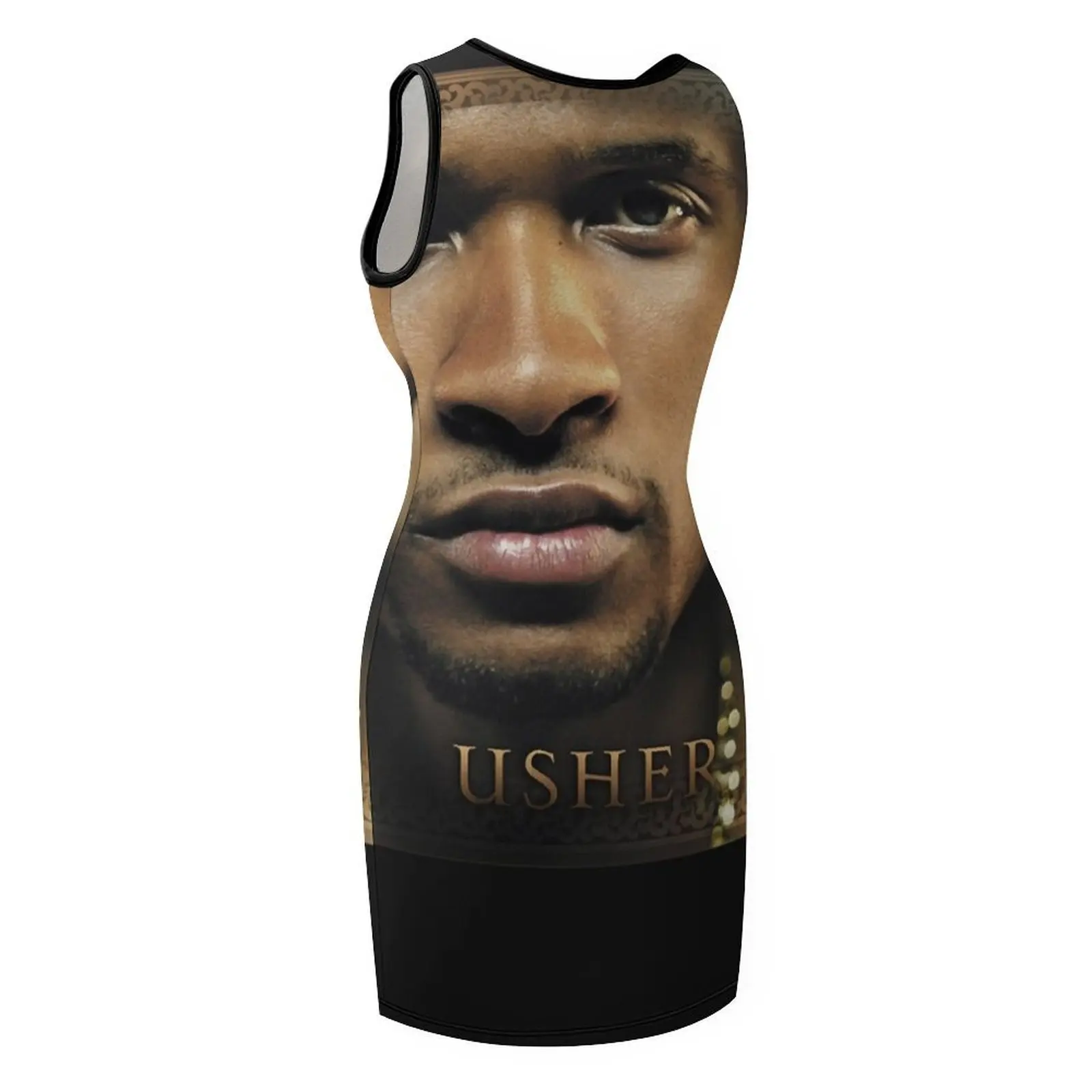 Usher Confessions تي شيرت كلاسيكي بدون أكمام فساتين صيفية بأكمام طويلة أطقم نسائية أنيقة فساتين الحفلات النسائية