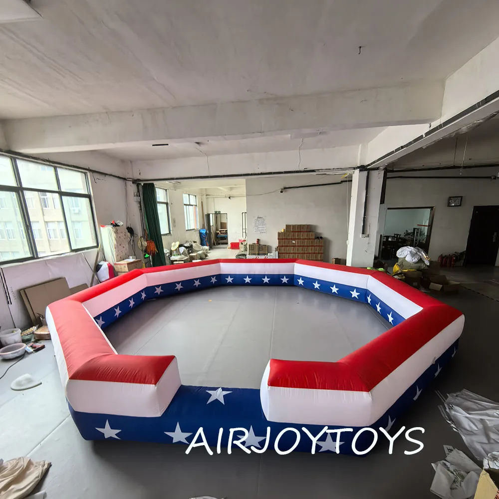 Pozzo gonfiabile per palline Gaga da esterno in 4 stili con ventilatore, campo Gagaball portatile per attività scolastiche e famiglie, giochi sportivi
