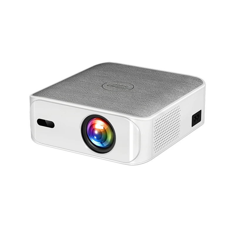 T30 Intelligent Android WiFi Projector Home Cinema Bedroom Wall Projection Portable Mobile Projector US PLUG