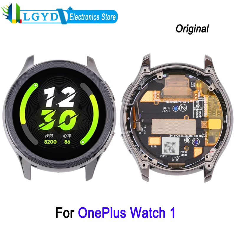 1.39-inch AMOLED Screen For OnePlus Watch 1 Smartwatch 454*454 LCD Display with Frame Repair Replacement Part