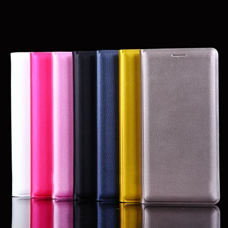 Slim Leather Wallet Case Flip Cover With Card Holder Phone Sleeve Bag For Samsung Galaxy S7 G930F G930H / S7Edge G935F G935H