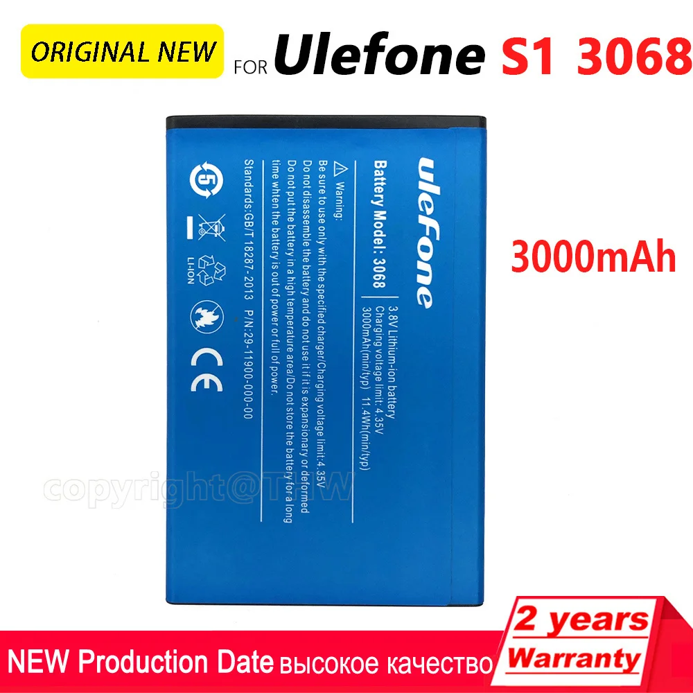 Original For Ulefone ARMOR 2/3/7/X3/Power 2/3/5/Gemini Pro T1/2/Paris/NOTE 7/S11/S1/S7/S8/U007/U008 Battery SmartPhone Batteria