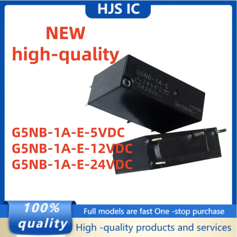 =10Pcs- New Original G5NB-1A-E- 5VDC 12VDC 24VDC DC5V DC12V DC24V 5A G5NB-1A-E-5VDC G5NB-1A-E-12VDC G5NB-1A-E-24VDC In Stock