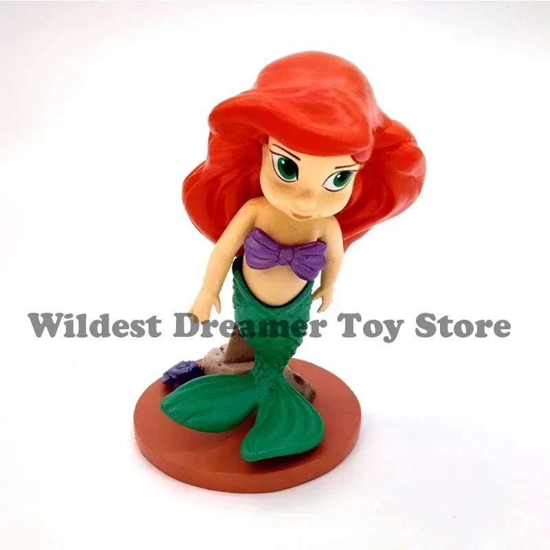 Disney Princess Anime Figure Toys Rapunzel Snow White Cinderella Fairy Pocahontas Doll Decoration Accessories Children Gifts