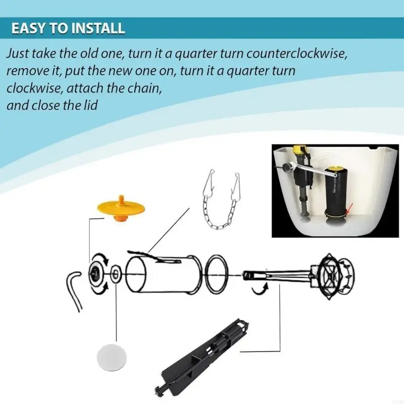 Универсальный ремонтный комплект для унитаза включает пластиковые детали центральной направляющей крышки GP1229656 для одинарных