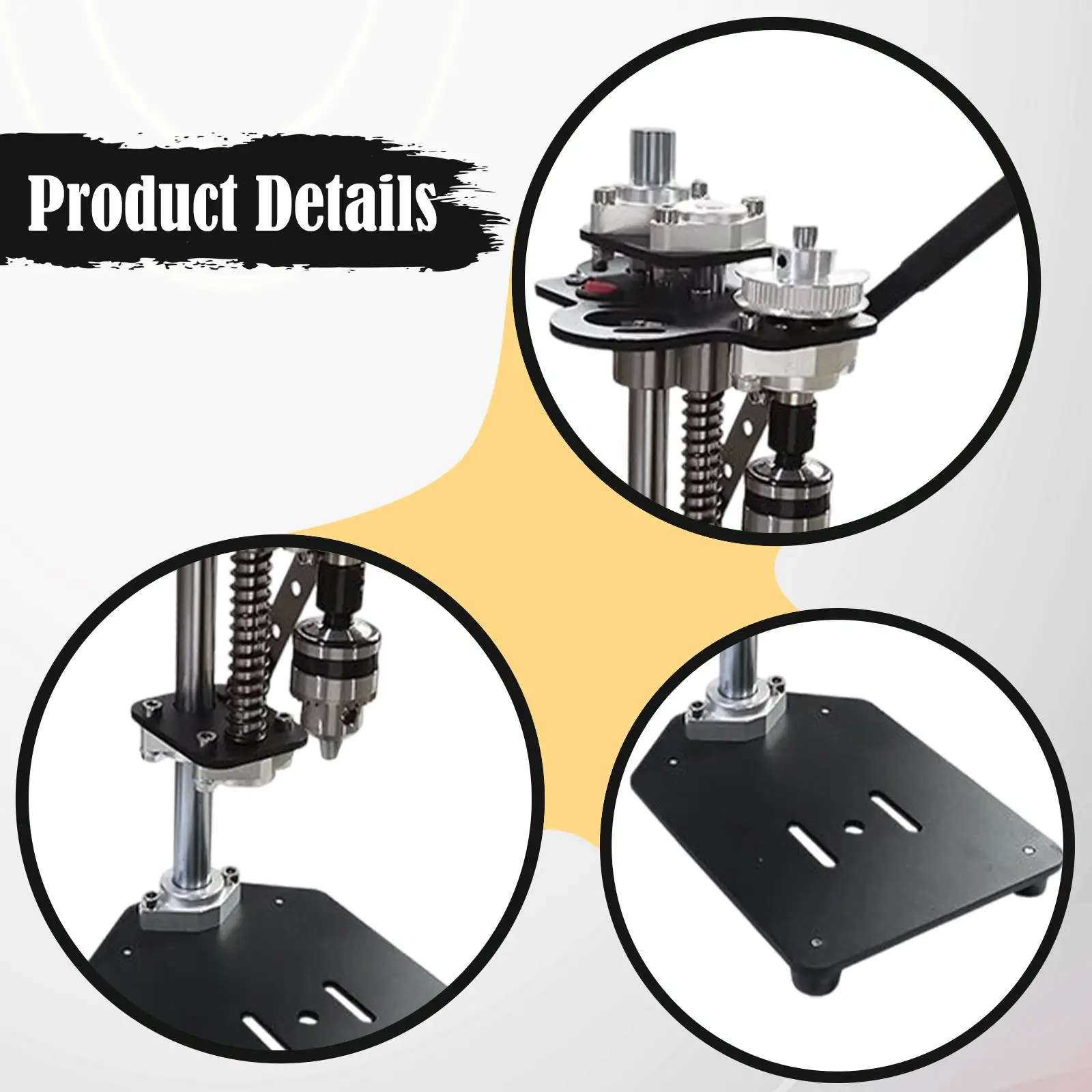

Electric Tapping Machine Holder Practical Desktop Sturdy Construction Accurate Positioning Precision Guide for Motors 795 895