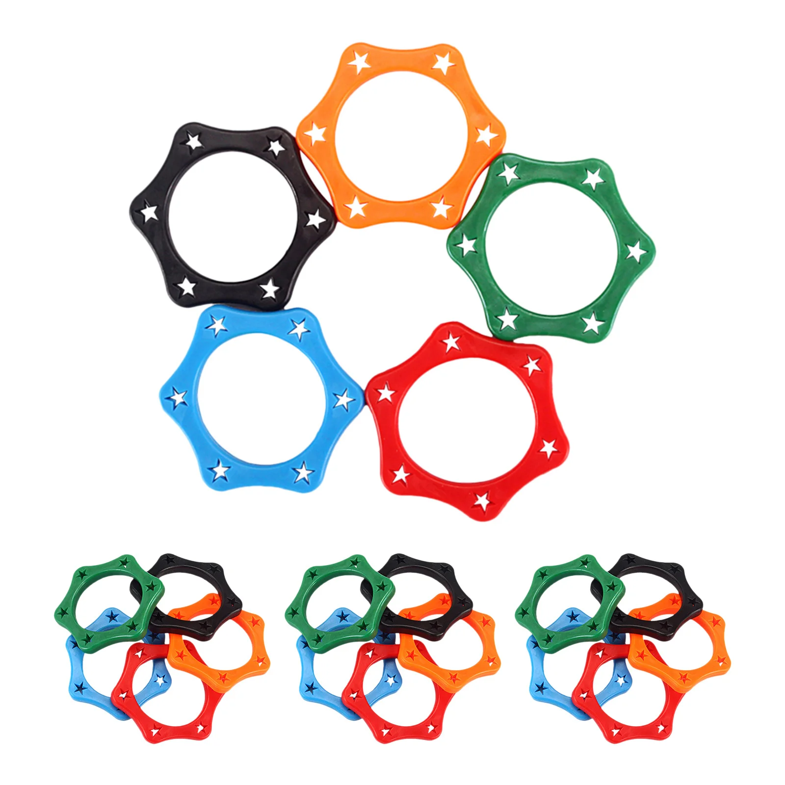 

20Pcs Handheld Microphone Ring Anti Rolling Mic Protector for Wireless Mics Enhanced Grip Comfort Lightweight Portable for Live