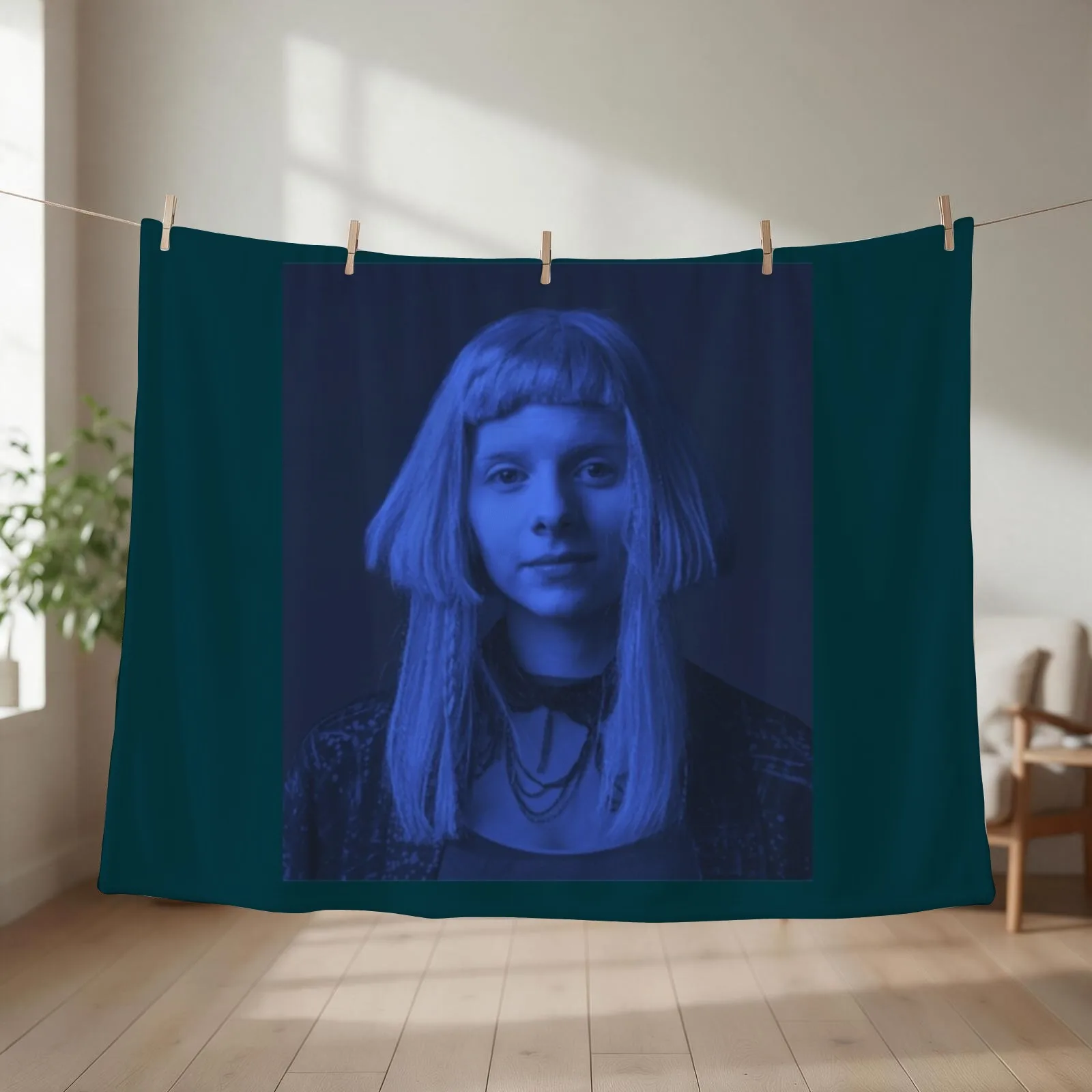 Aurora Aksnes Classic Essential Throw Blanket couch cozy soft plush fuzzy picnic outdoor blanket