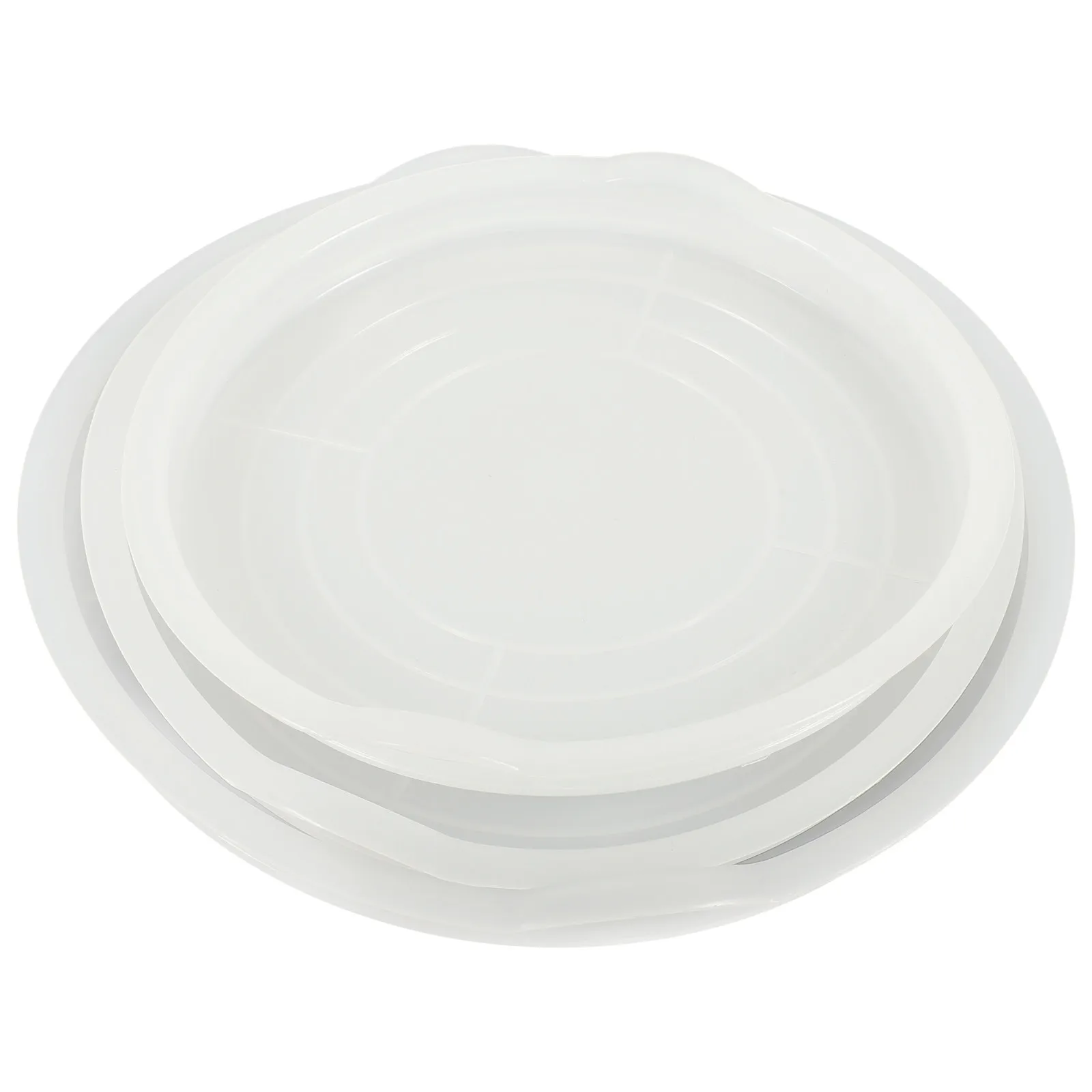 3Pcs Plastic Mixing Bowl Lid Anti-Splash Freshness Cover for Kitchen Baking Egg Dough Salad Bowls Food Storage Seal