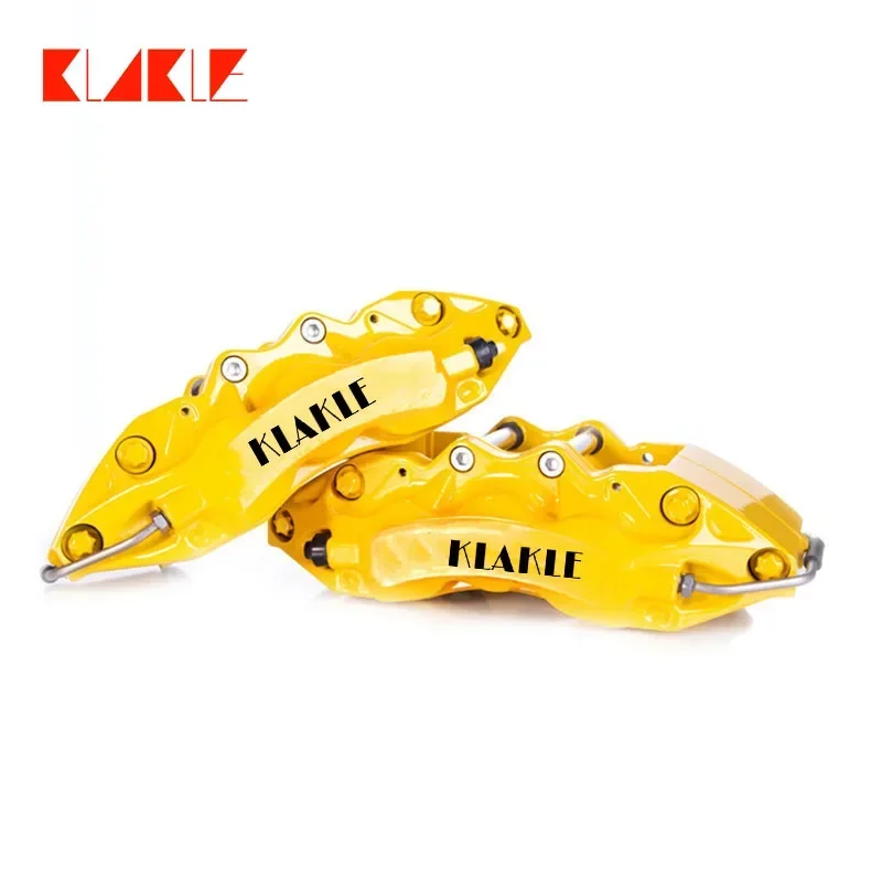 KLAKLE Yellow Brake Caliper 9040 Brake System 345*32MM TY3 Brake Disc Custom Logo Front Wheel R18  For Honda Civic Fn2