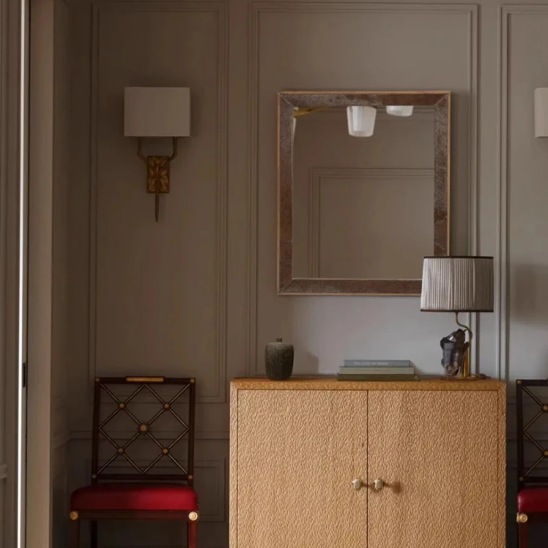 

Integrated hanging vertical half-body mirror cloakroom washing high definition vanity mirror