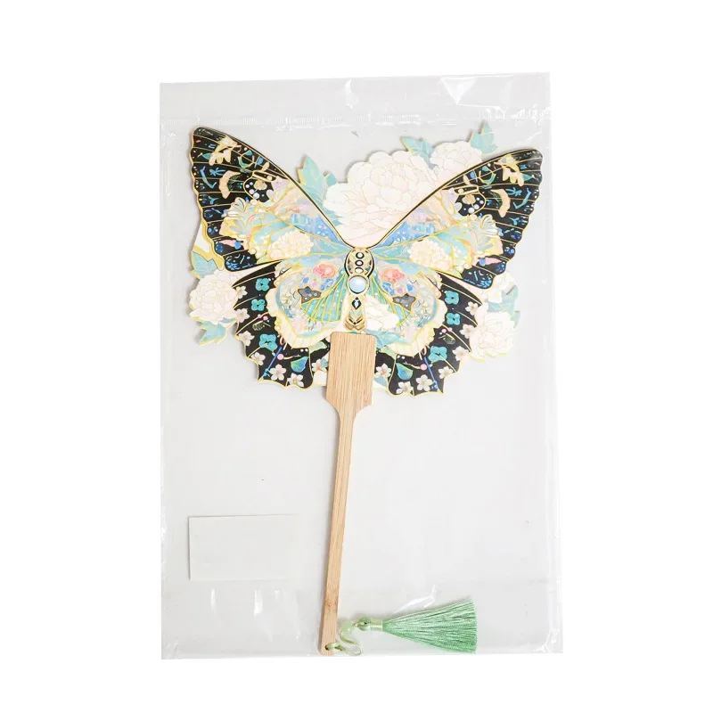 Chinese Style Butterfly Shaped Fan Costume Photography Paired with Prop Tassel Fan - Image 5