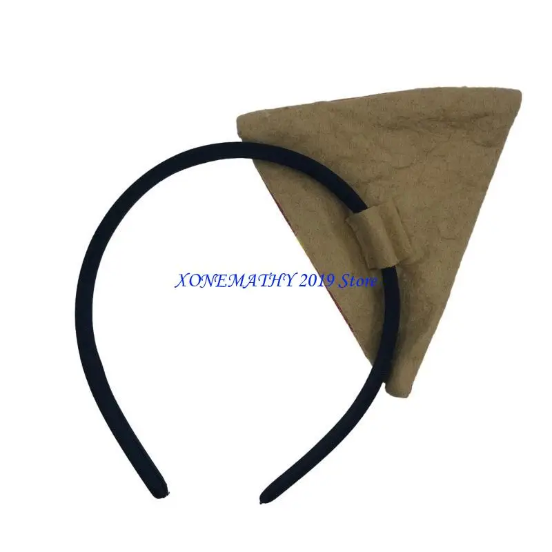 

F42F Adult Kids Funny Pizza Headband Women Ladies Carnival Hairband Carnival Halloween Christmas Party Dress up Costume