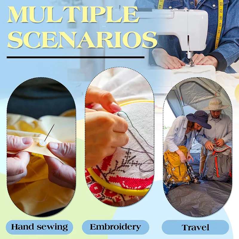 10/50 قطعة إبرة سهلة جهاز التلقائي موضوع الإبر أدوات خياطة عراف المسنين الهادي ماكينة خياطة اليدوية DIY بها بنفسك لوازم