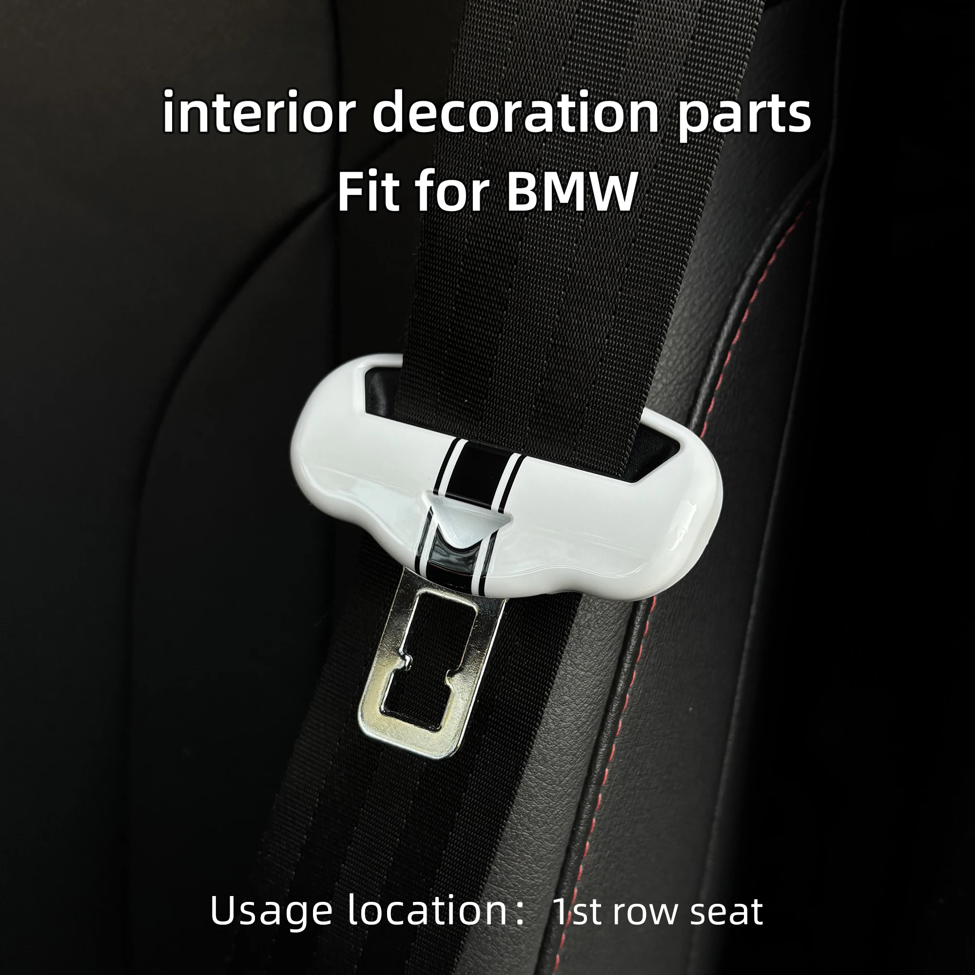 

Car Seat Belt Buckle Decorative Cover - DIY, No-Damage Fit, Scratch-Proof for BMW X5 G05 X6 G06 X7 G07 XM G09 X5M F95 X6M F96